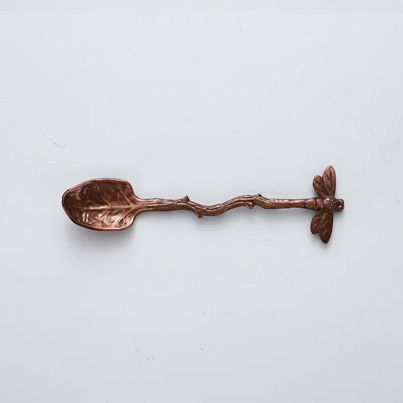 Cuillère Libellule - Cuillère en Alliage Décoratif