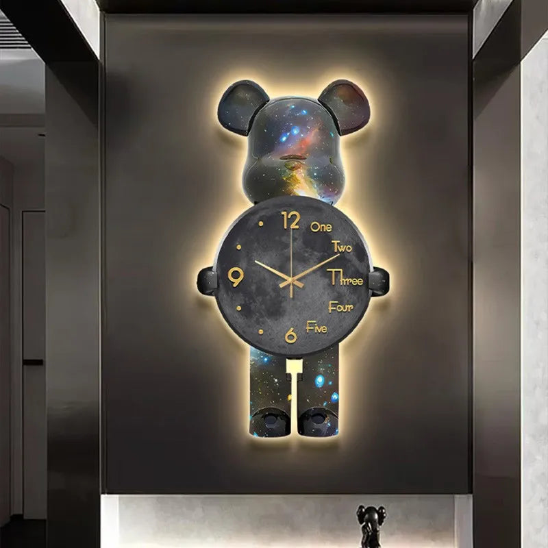 Horloge Ours - Jolie Cloche Ours Cartoon