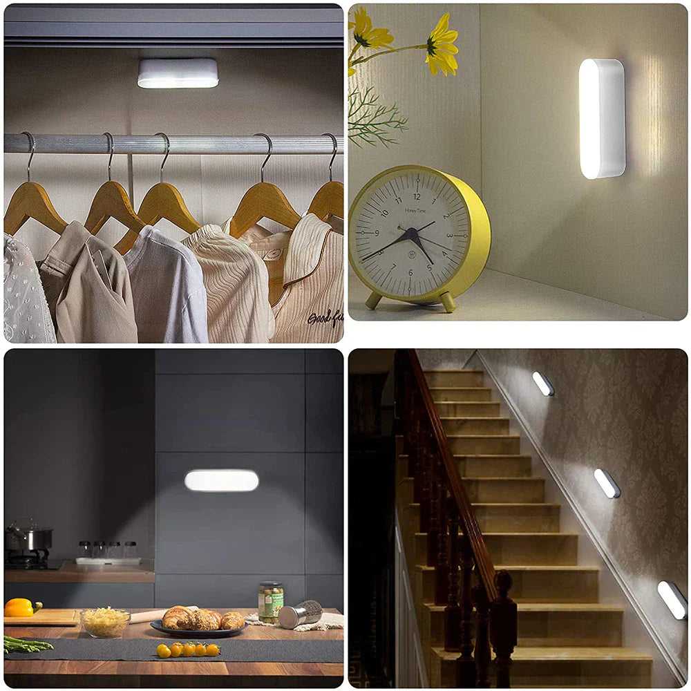 Lampe murale à détecteur de mouvement sans fil | Éclairage intelligent et fonctionnement sans effort