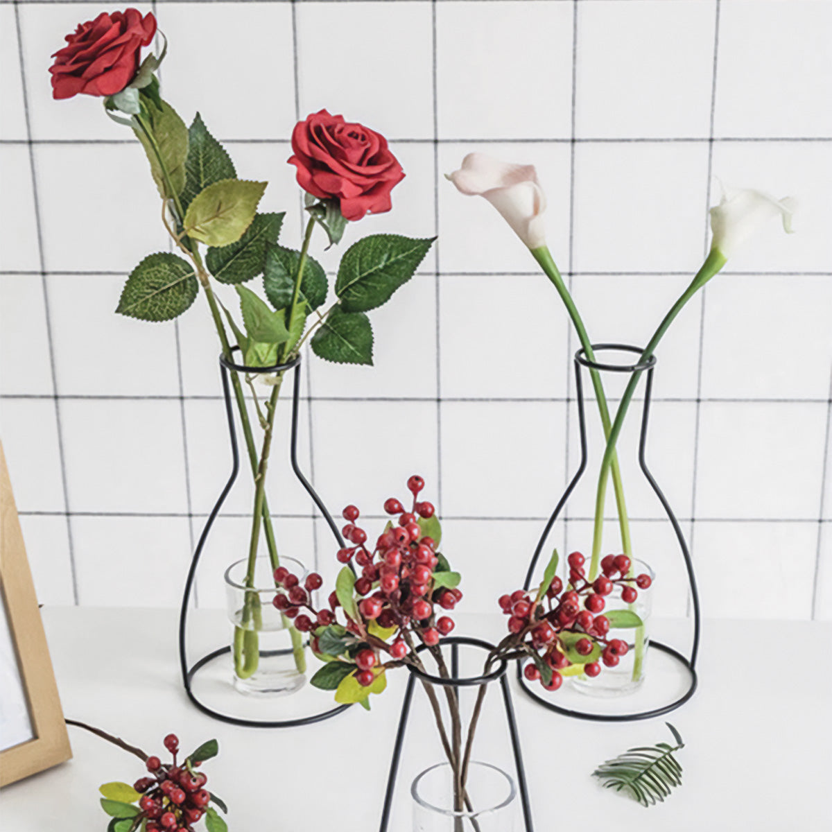Ensemble de Vases Silhouette | Vases Modernes Élégants pour Décor Intérieur