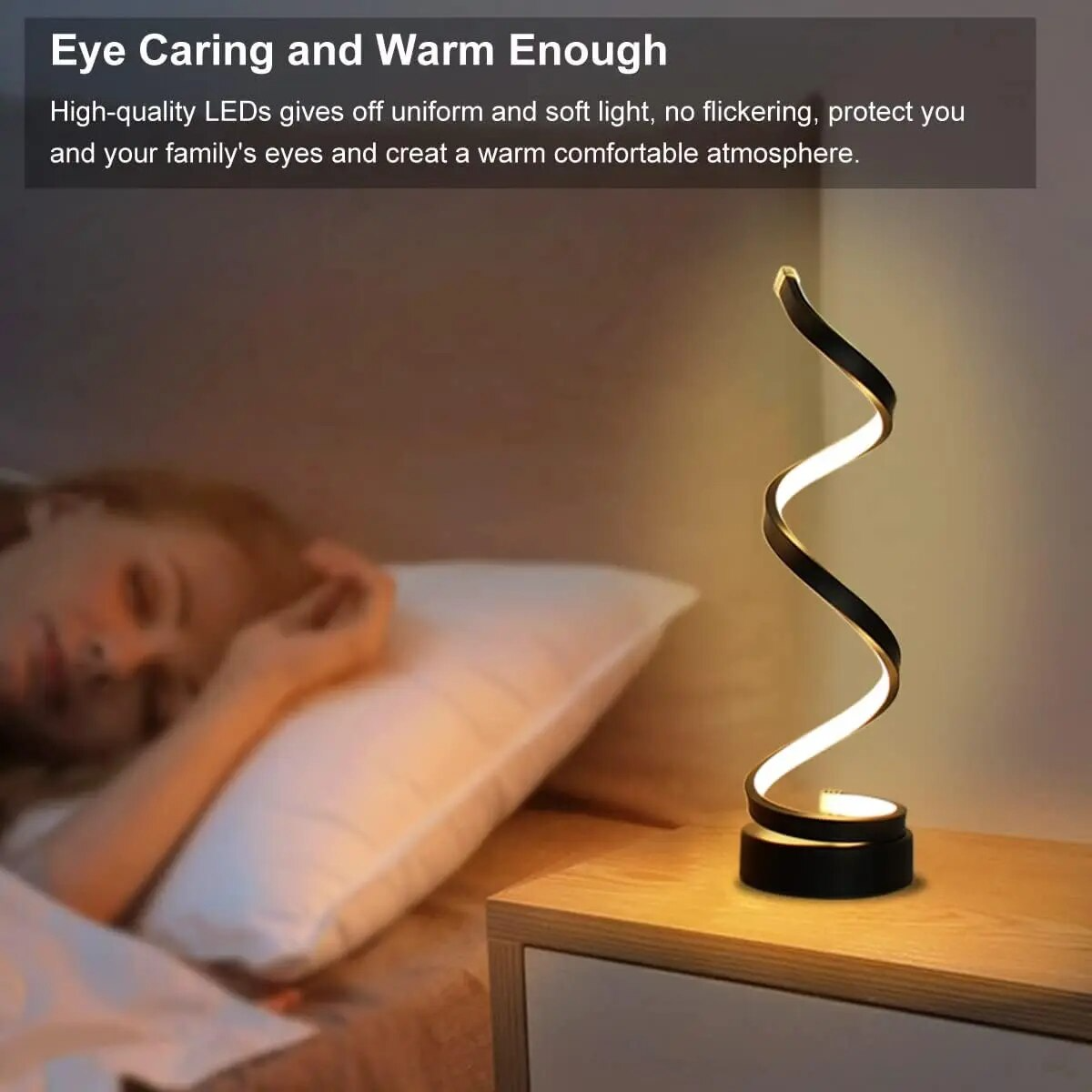Lampes de bureau LED incurvées | Éclairage moderne à protection des yeux