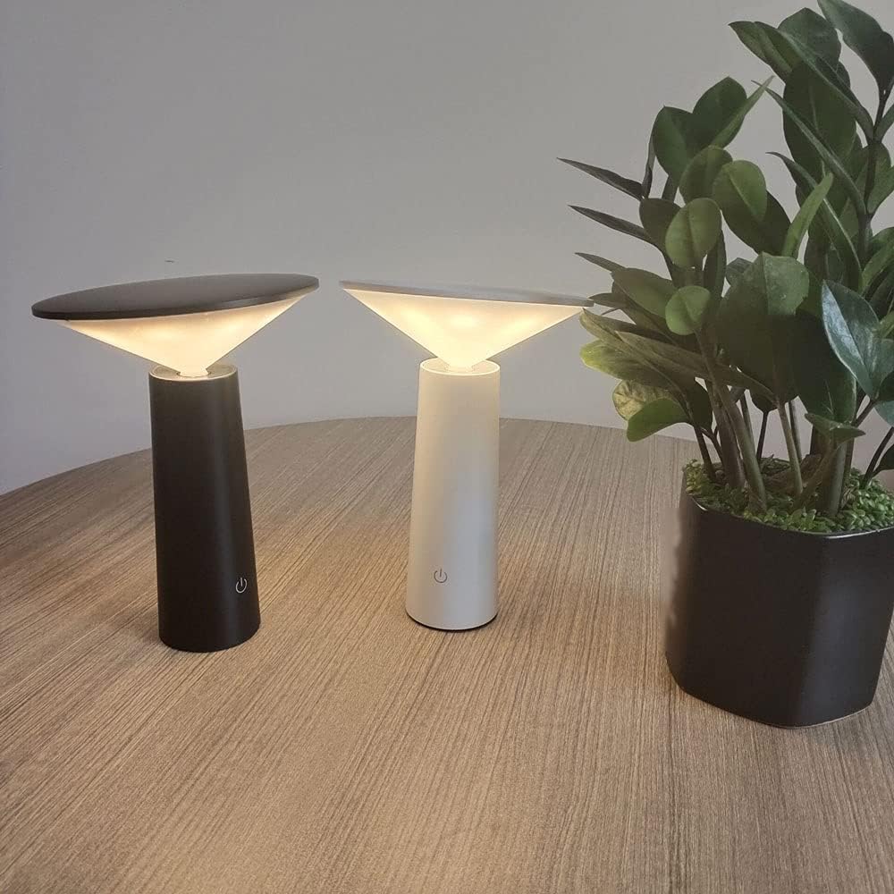 Lampes de table LED modernes | Dimmables et rotatives avec batterie intégrée