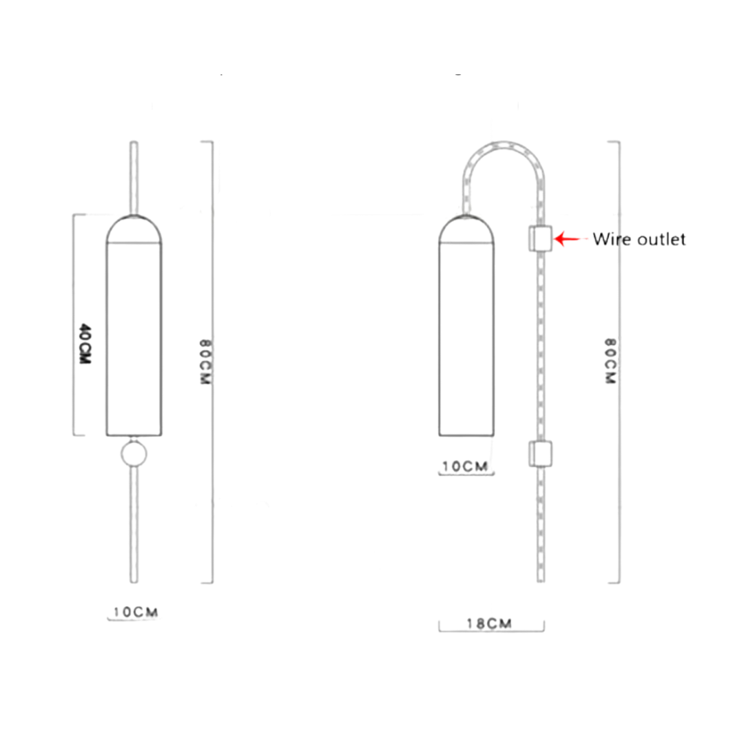 Appliques murales en laiton moderne | Vert sapin et blanc mat, éclairage LED à double diffusion