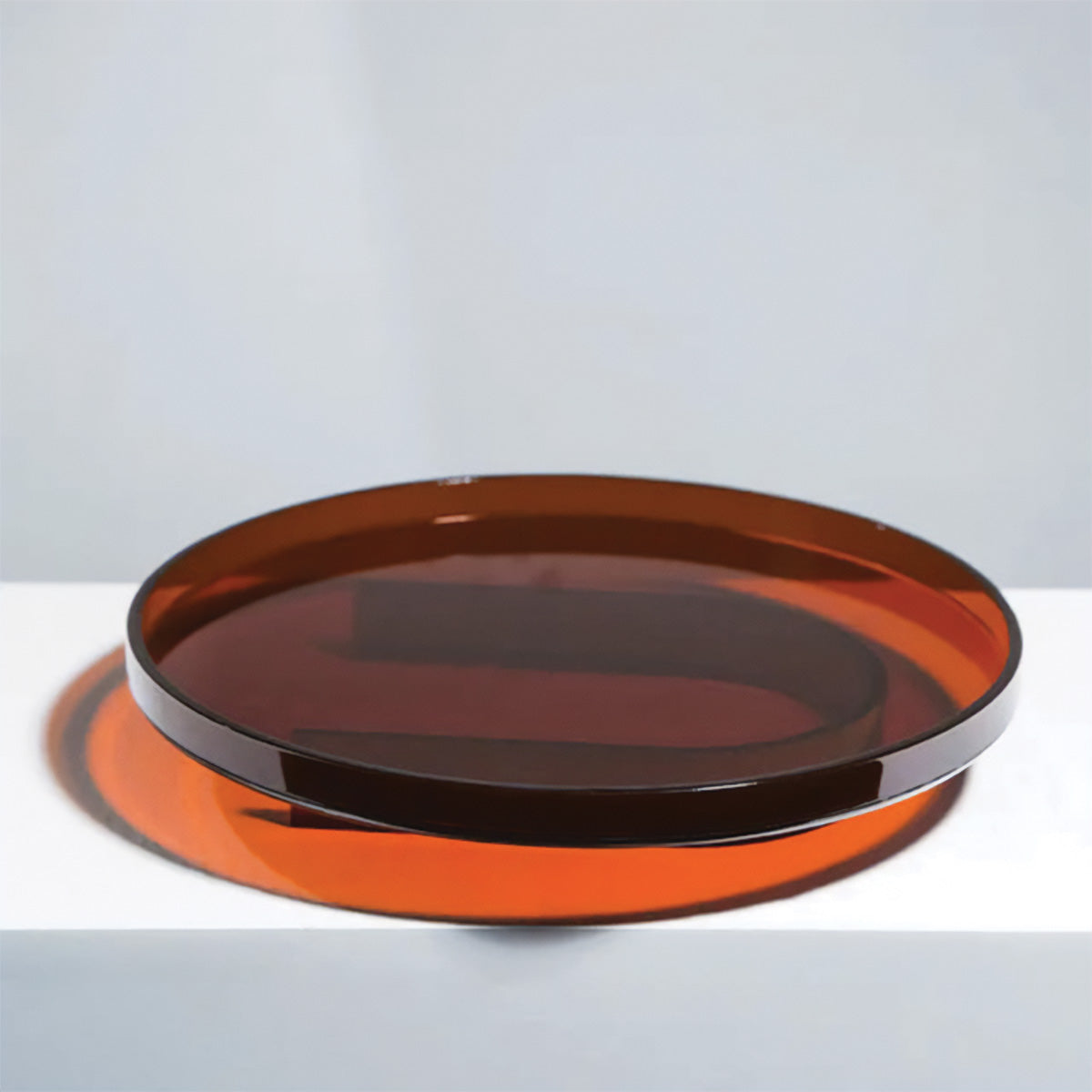 Plateau de Service en Acrylique | Décor Moderne et Bol de Service