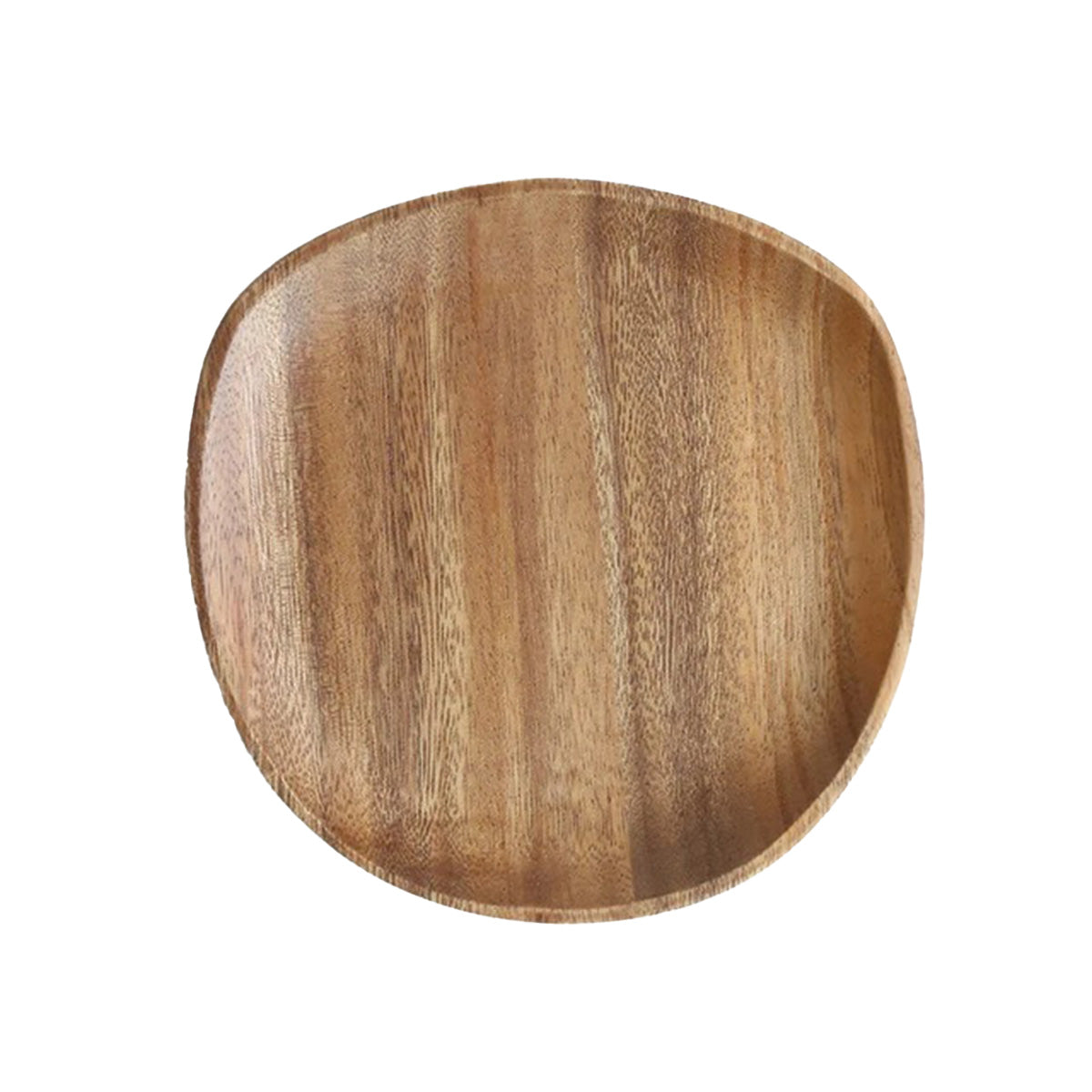 Ensemble de plateaux en noyer et acacia | Plateaux en bois élégants pour un service chic