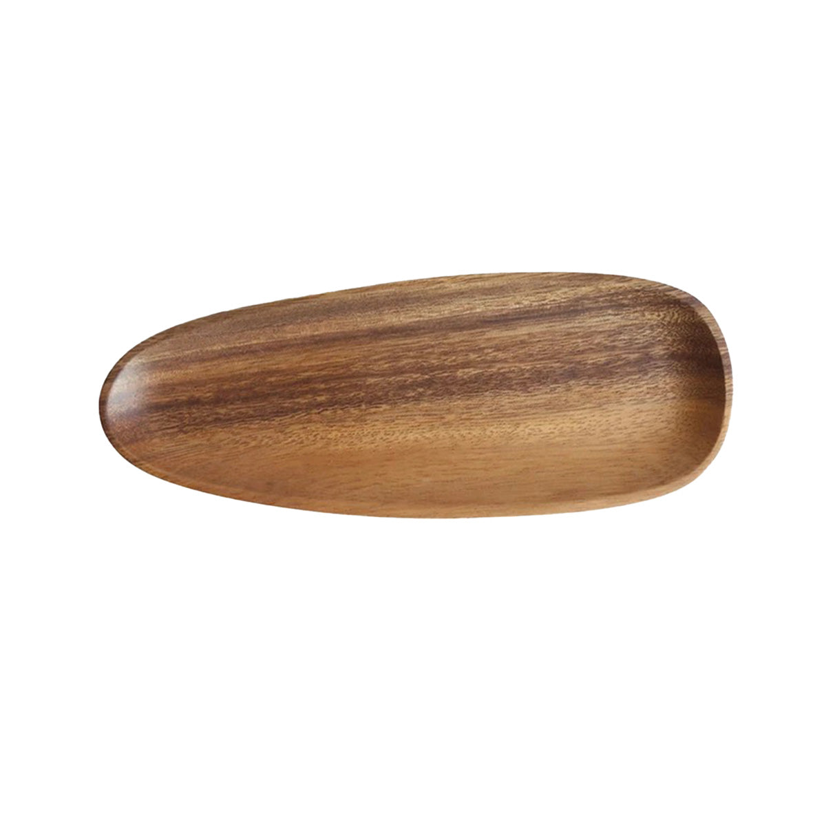 Ensemble de plateaux en noyer et acacia | Plateaux en bois élégants pour un service chic