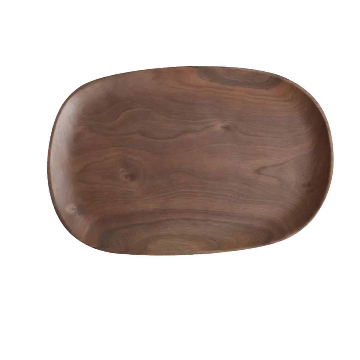 Ensemble de plateaux en noyer et acacia | Plateaux en bois élégants pour un service chic