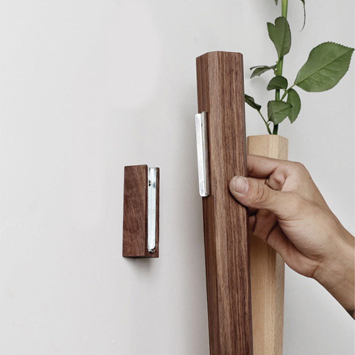 Vases muraux en forme de flûte à fleurs | Jardinières verticales élégantes
