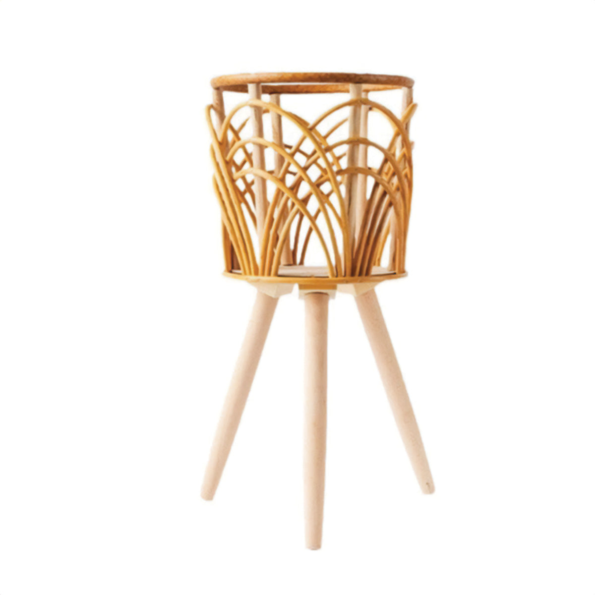 Panier Oasis Doré | Solutions de Rangement Tissées à la Main Élégantes
