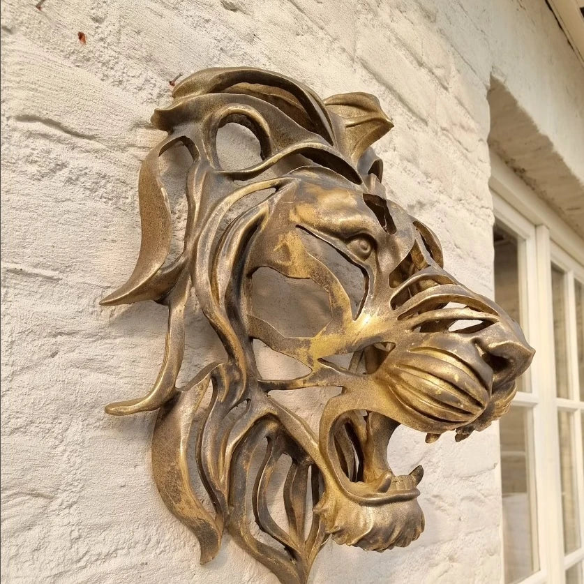 RegalRoar Lion - Sculpture murale tête de lion