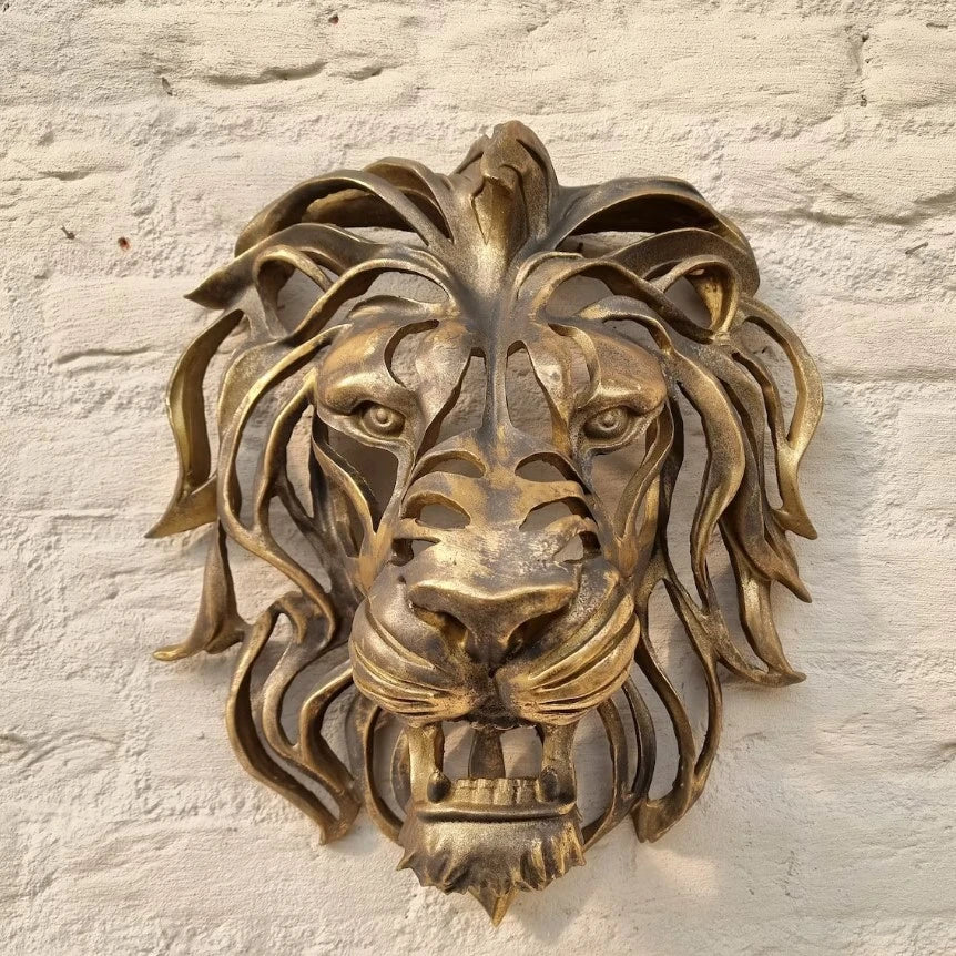 RegalRoar Lion - Sculpture murale tête de lion