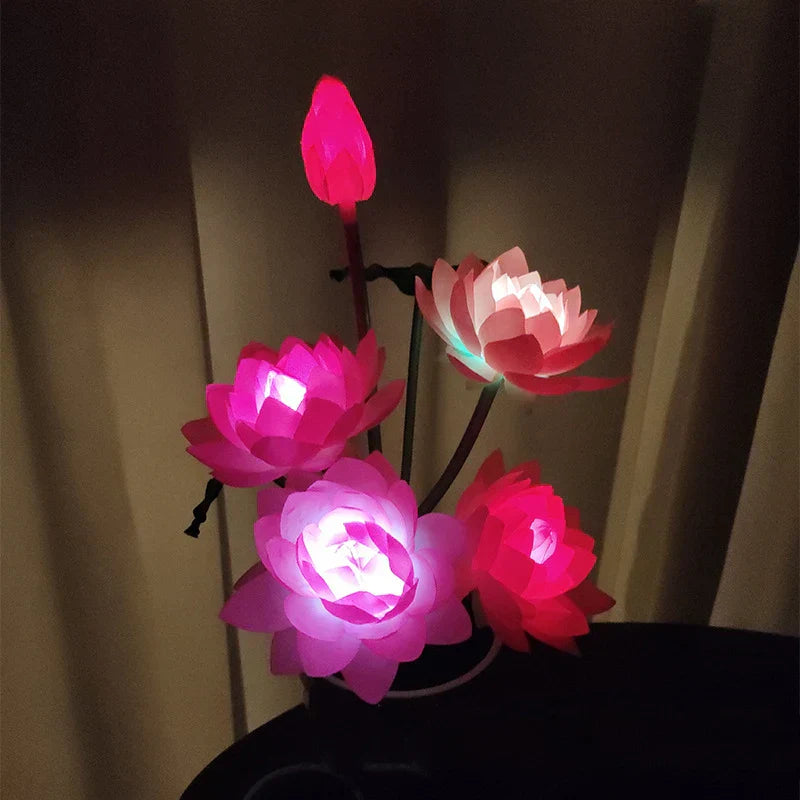 SolarGarden - Lampe Fleur de Lotus