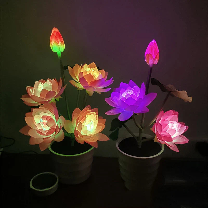 SolarGarden - Lampe Fleur de Lotus