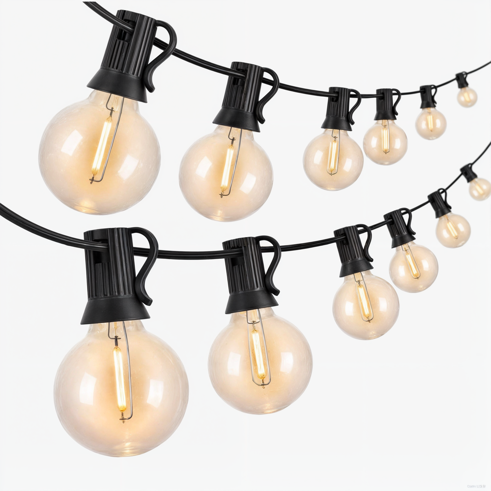 Guirlande lumineuse LED étanche | Blanc chaud et réglable en luminosité