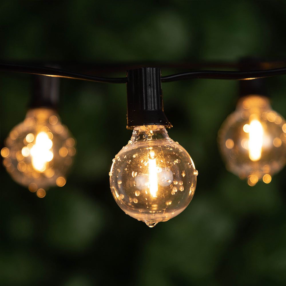 Guirlande lumineuse LED étanche | Blanc chaud et réglable en luminosité