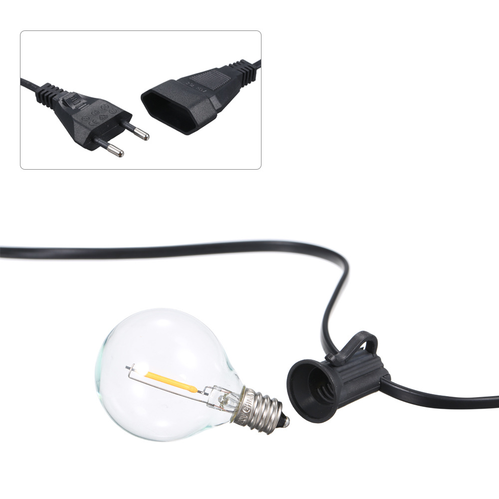 Guirlande lumineuse LED étanche | Blanc chaud et réglable en luminosité