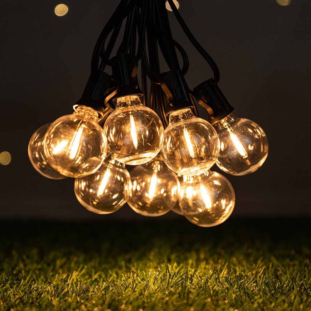 Guirlande lumineuse LED étanche | Blanc chaud et réglable en luminosité