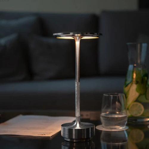 Lampe de table sans fil Nordic Light | Rechargeable USB, métal, dimmable