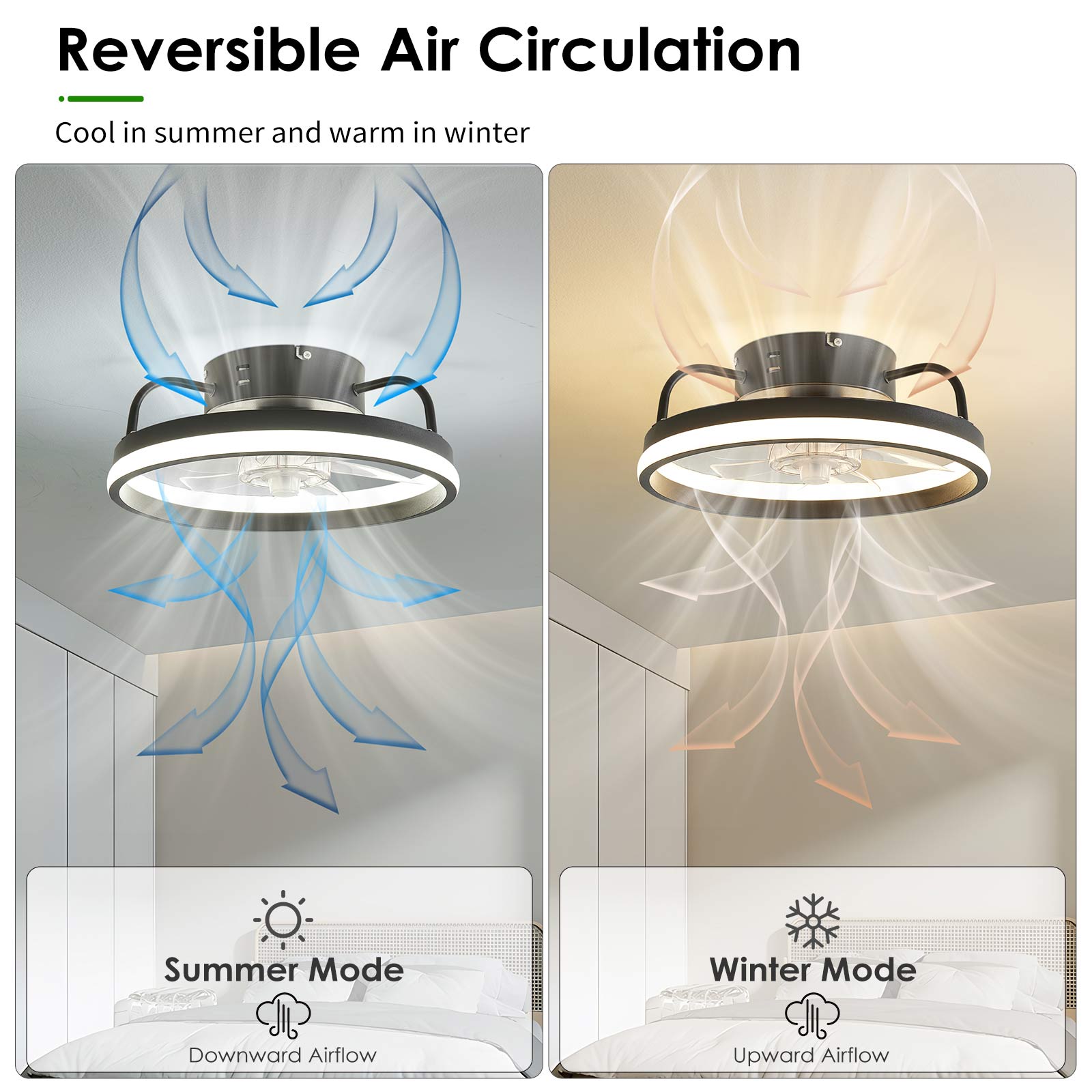 TranquilRetreat - Ventilateur de plafond Souffle Apaisant