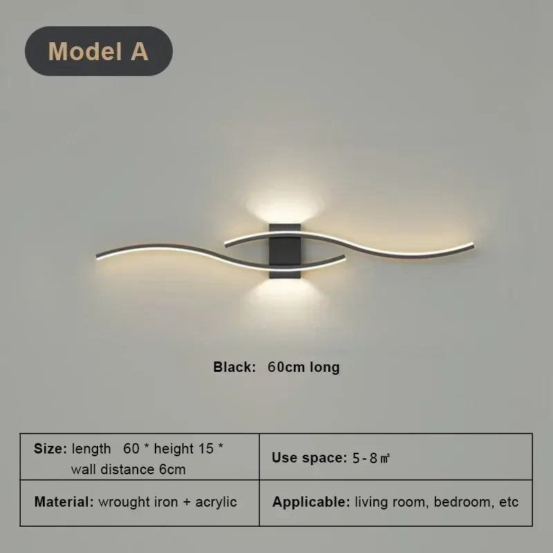 ModernAura - Applique Murale LED
