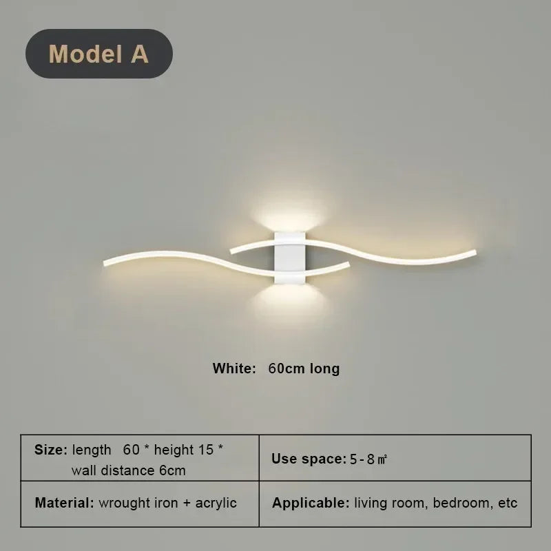 ModernAura - Applique Murale LED