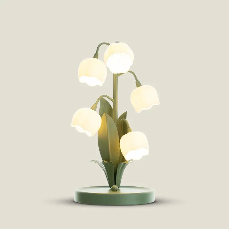 ScandiPetal | Lampe de Table Fleur Nordique
