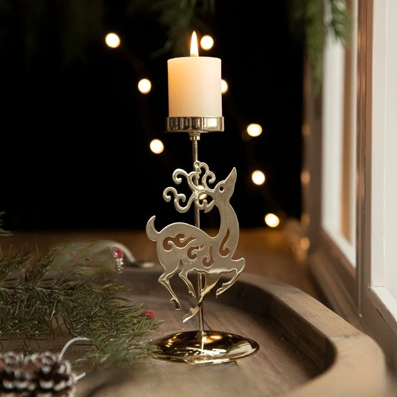 HolidayCharm | Support de bougie pour la table de Noël