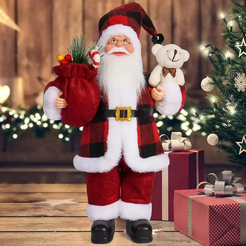 Figurine du Père Noël | Décoration de Noël pour enfants