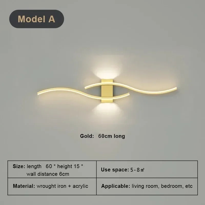 ModernAura - Applique Murale LED
