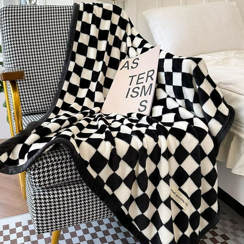 PlaidComfort | Couverture en flanelle à motif à carreaux