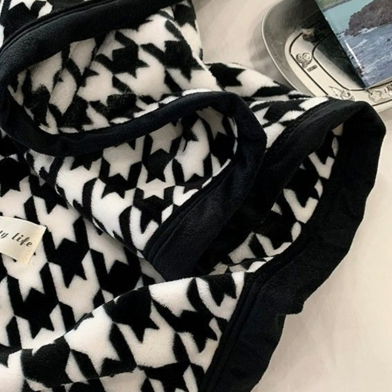 PlaidComfort | Couverture en flanelle à motif à carreaux