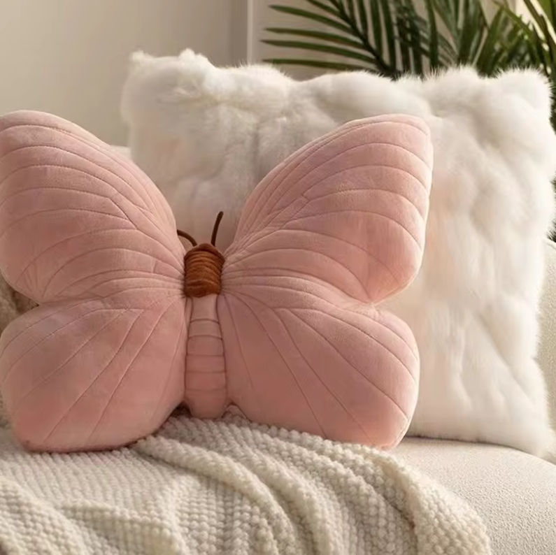 CuddleWings | Coussin en peluche papillon