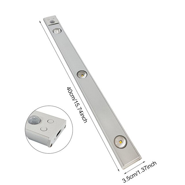 Luminaire LED intelligent sans fil | Éclairage activé par mouvement et installation facile