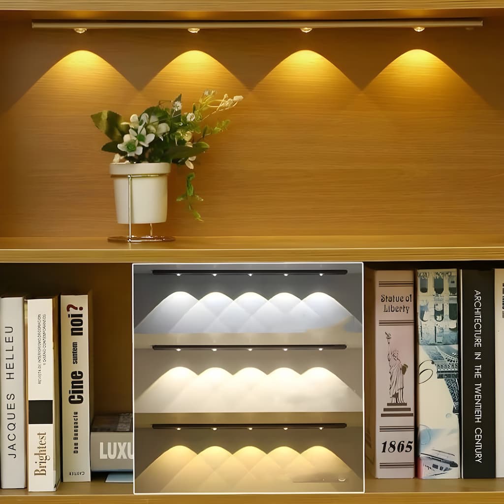 Luminaire LED intelligent sans fil | Éclairage activé par mouvement et installation facile