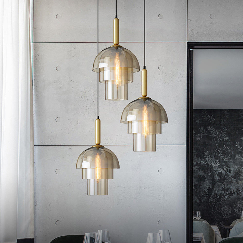 Lampes suspendues à dôme moderne | Éclairage de pendentif contemporain