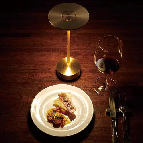Lampe de table sans fil Nordic Light | Rechargeable USB, métal, dimmable