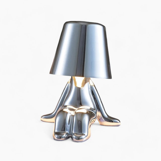 Lampes de table rechargeables USB dorées | Lampes en résine à intensité variable