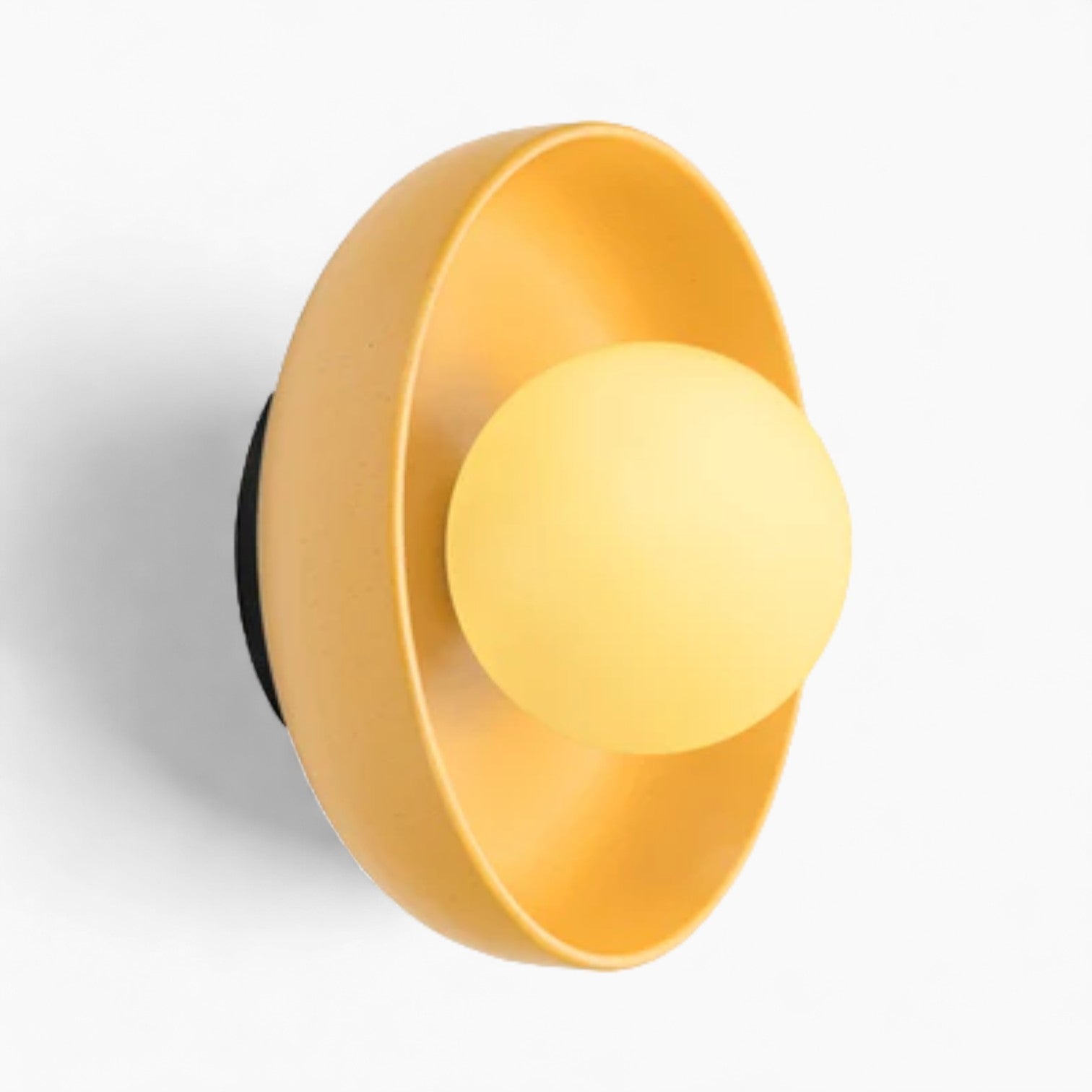 CeramiLux - Applique Murale Ronde | Design élégant en céramique émaillée