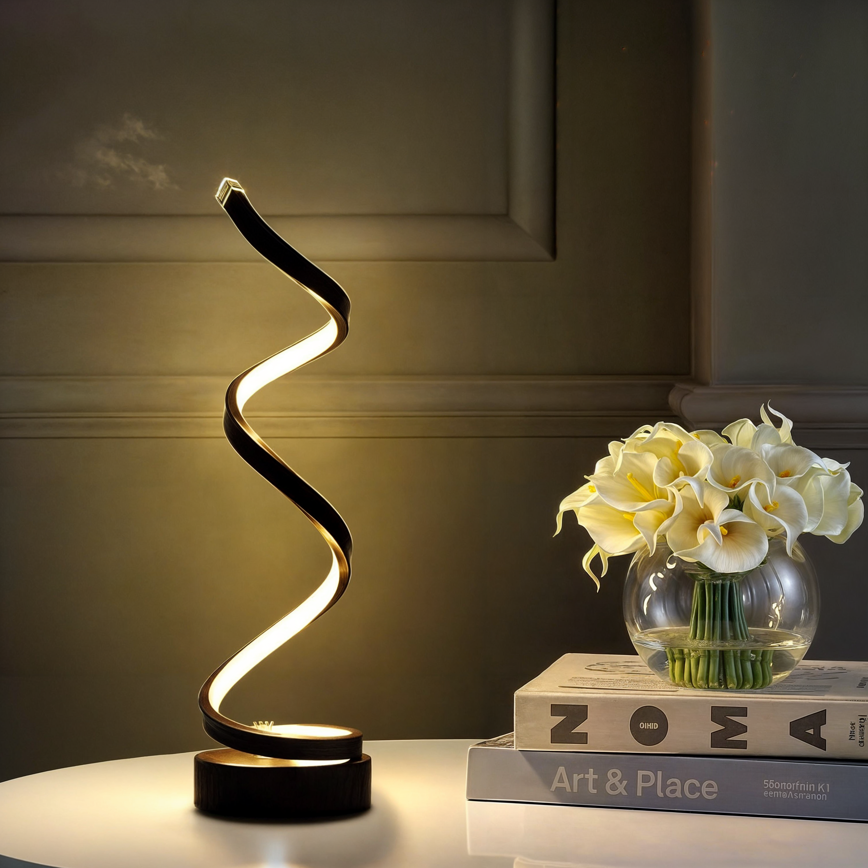 Lampes de bureau LED incurvées | Éclairage moderne à protection des yeux