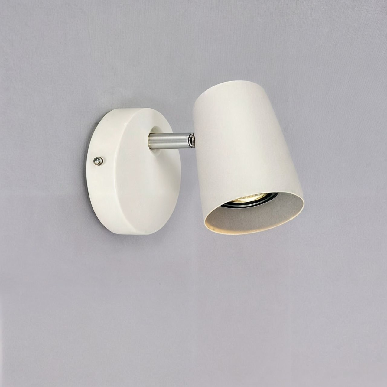 Appliques murales nordiques modernes | Lumière murale LED, noir, blanc, nickel