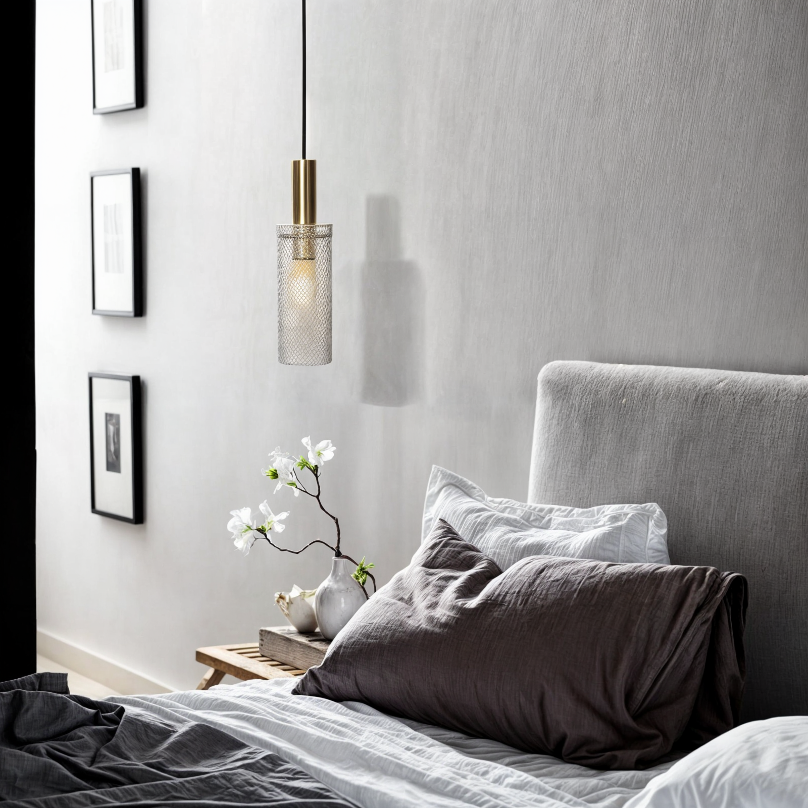 Suspension Métal Élégante | Design Moderne et Câble Réglable