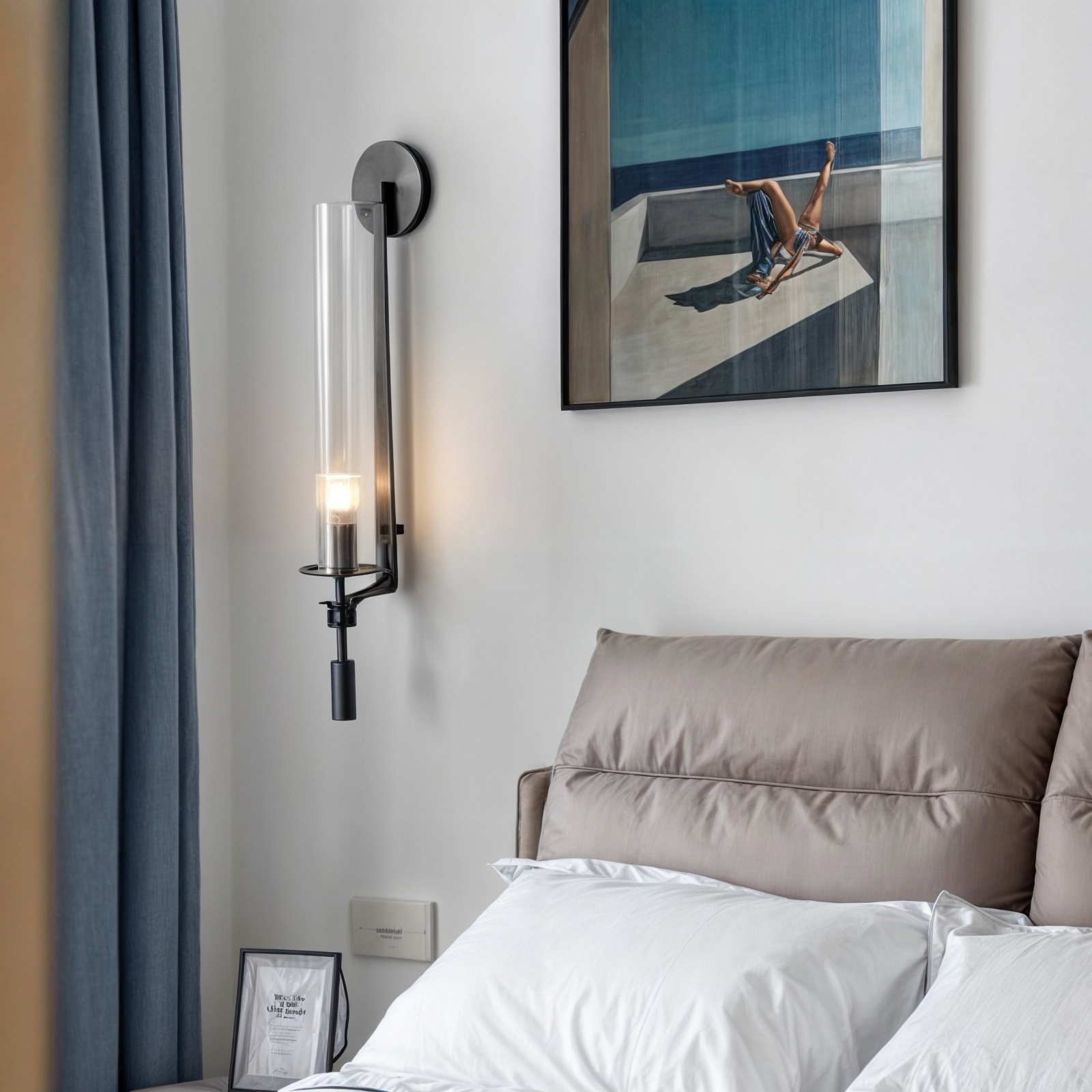 Applique murale nordique | Fer et verre, E27, 90-260V, LED