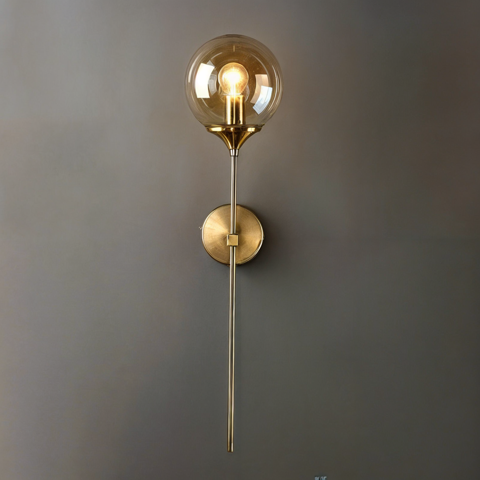 Applique murale en verre scandinave moderne | Design contemporain épuré