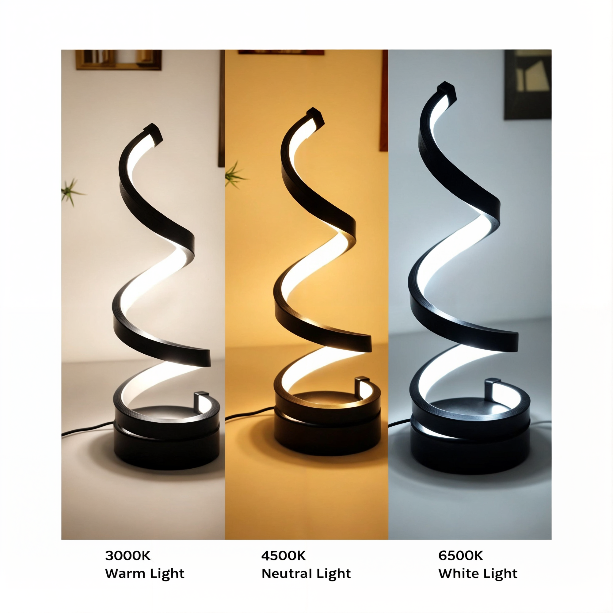 Lampes de bureau LED incurvées | Éclairage moderne à protection des yeux