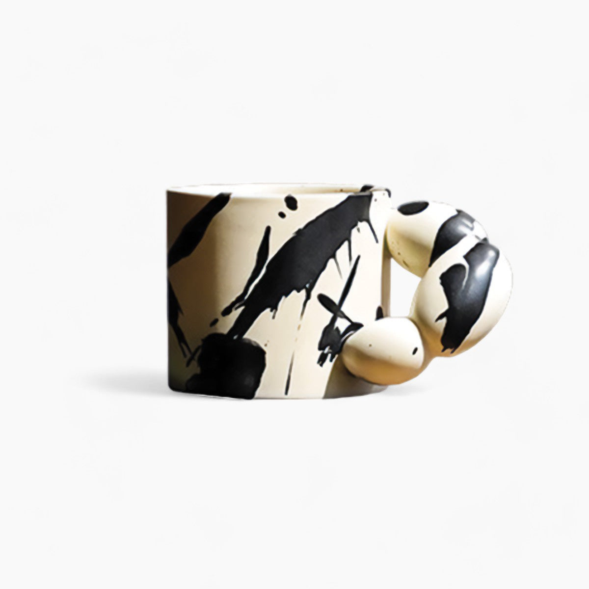 Tasse en céramique Splash Ink | Design artistique, céramique durable, parfaite pour le café et le thé