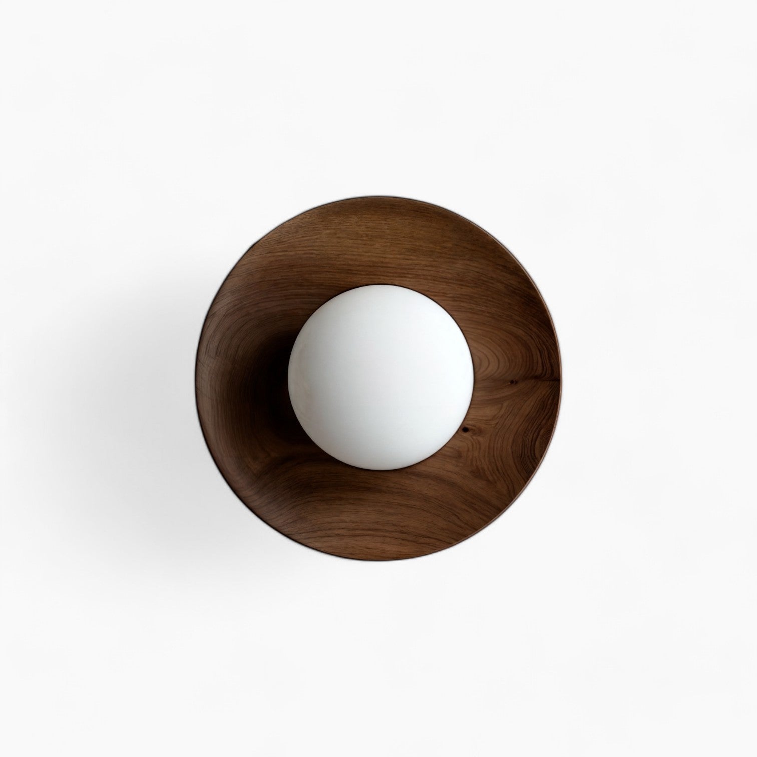 Lumiglow - Lampe Murale en Verre | Plaque en bois, éclairage LED