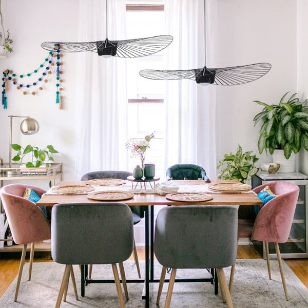 Collection de suspensions LED modernes | Abat-jour en tissu dynamique et designs encastrés