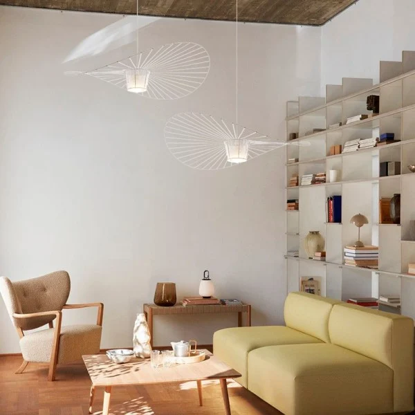 Collection de suspensions LED modernes | Abat-jour en tissu dynamique et designs encastrés