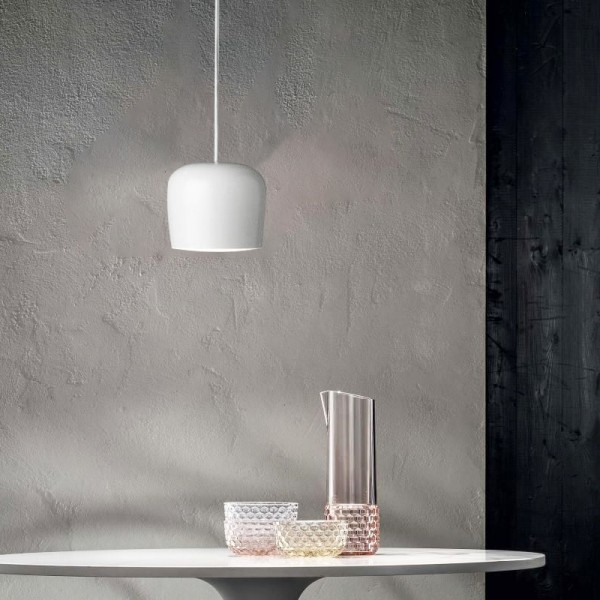 PlAFOND SEMI-ENCSTRÉ MODERNE | Noir/Blanc, Base E27, Compatible LED