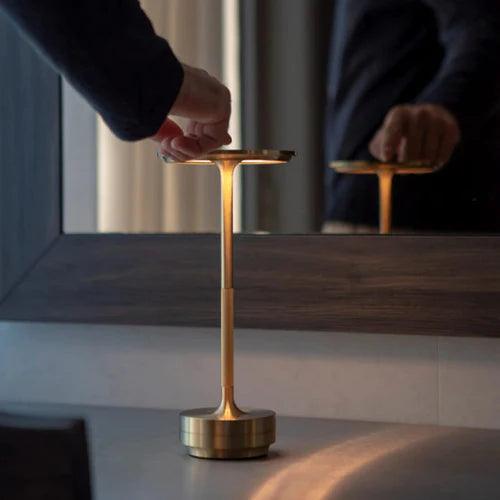 Lampe de table sans fil Nordic Light | Rechargeable USB, métal, dimmable